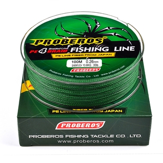 Spider Fishing Line Blue Braided 100M Fishing Line 4 Strands 10 50 100 Lb  Pound Fish Wire Spider String Pe Line