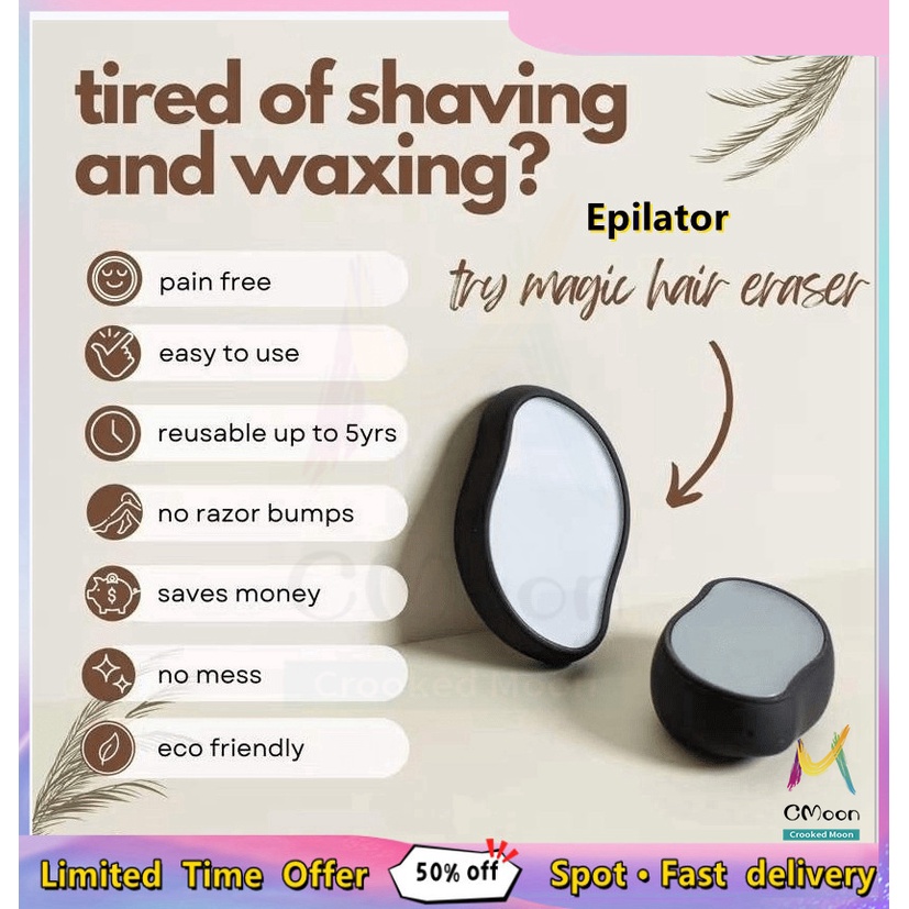 【COD】 Nano Glass Hair Removal Painless Skin Friendly Magic Eraser ...