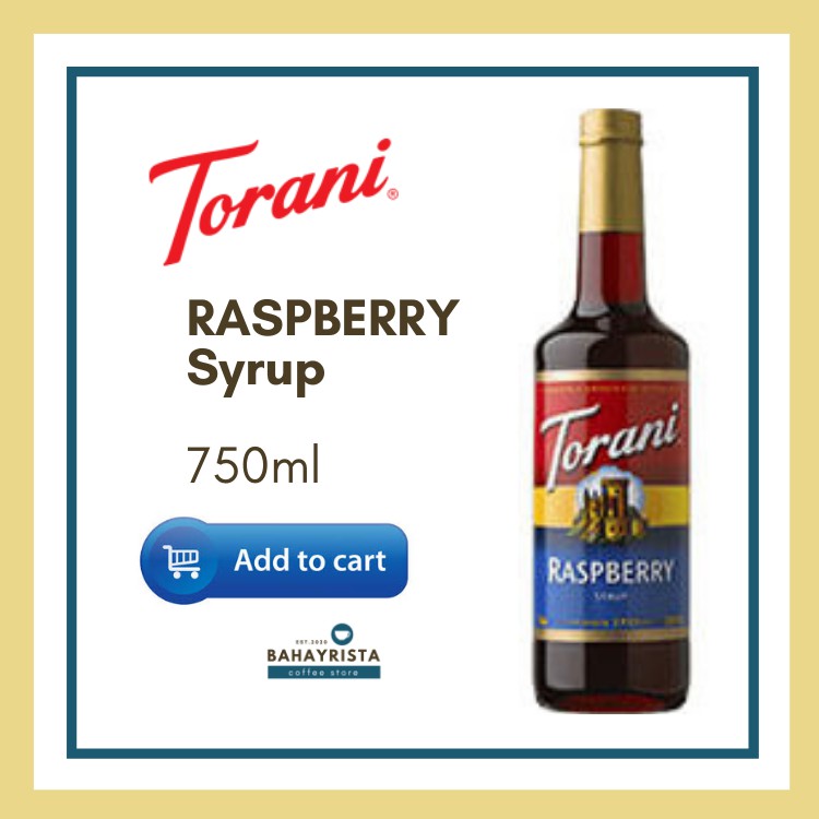 Torani Raspberry Syrup 750ml Shopee Philippines