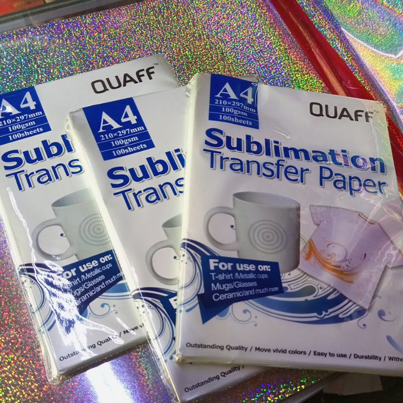 Quaff A4 Sublimation Transfer Paper 100sheets Shopee Philippines