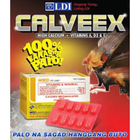 CALVEEX REFORMULATED TAB (Calcium Lactate+ Vitamins A, D3,E) 10 or 20 ...