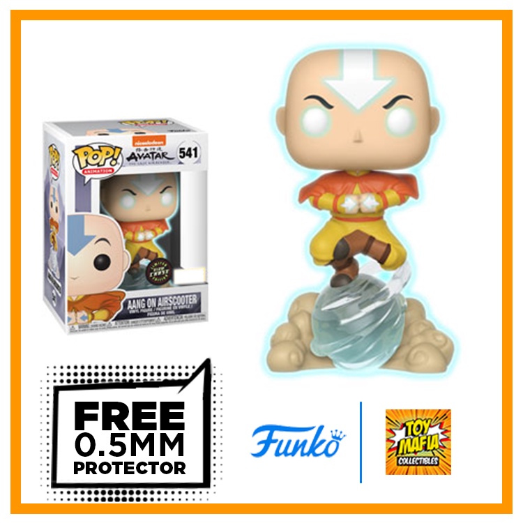 Funko Pop! Avatar the Last Airbender: Aang On Air Scooter GLOW CHASE ...