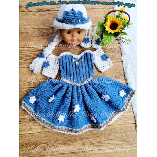 crochet elsa dress Ice Queen Elsa Dress