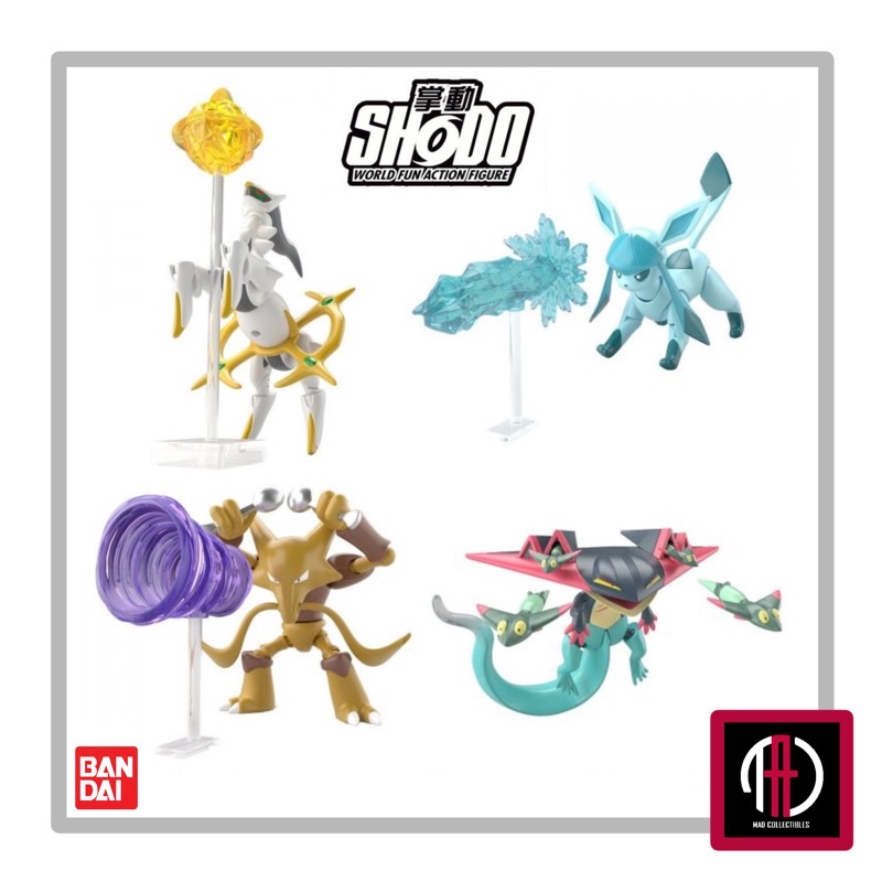 BANDAI SHODO Figuras Pokémon Modelo de montagem de alta