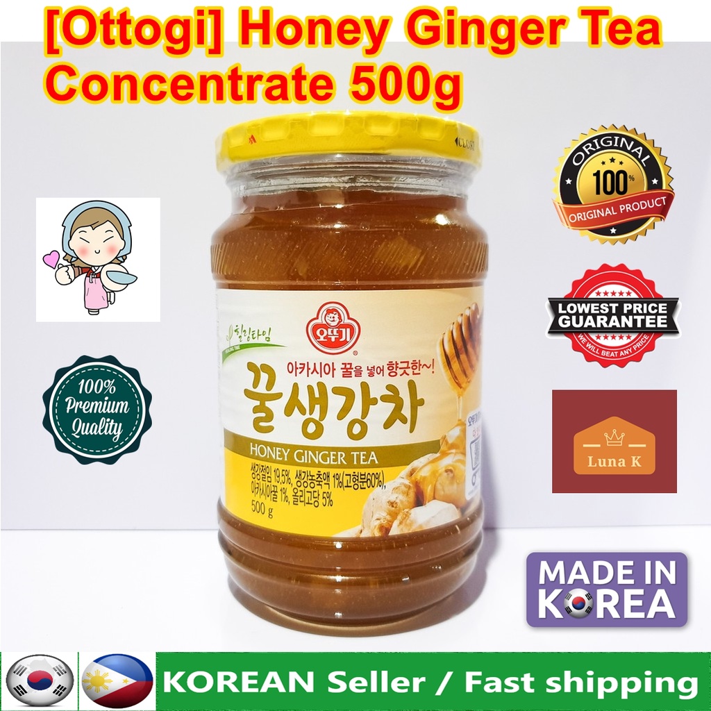 2022[Ottogi] Honey Ginger Tea Concentrate 500g (Good for 25 servings) Shopee Philippines