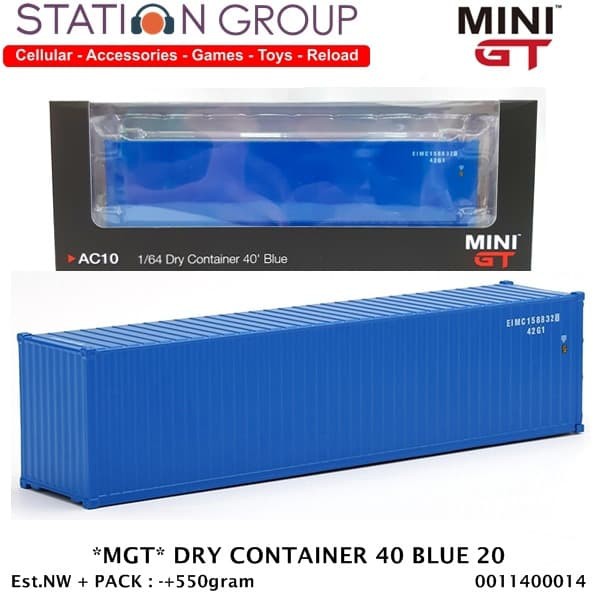 Mini Gt Dry Container 40 Blue 1-64 20 | Shopee Philippines