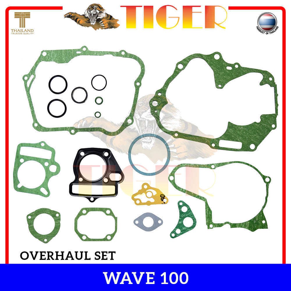 TIGER WAVE 100 Motorcycle Complete Engine Overhauling Gasket Set (100% ...