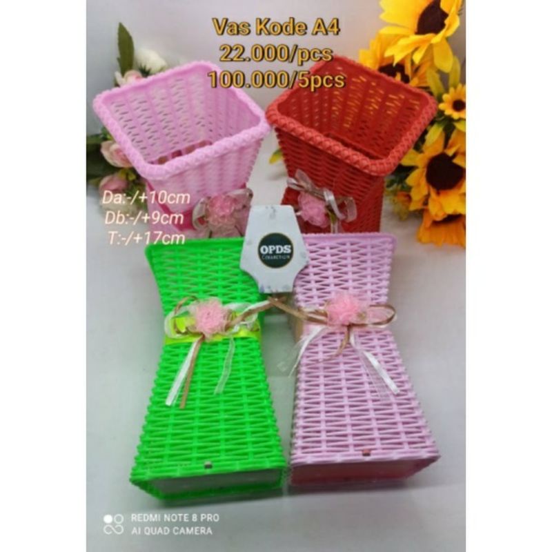 Flower vase plastic vase code A4 | Shopee Philippines