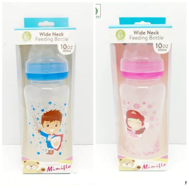 Mimiflo wide neck store bottle