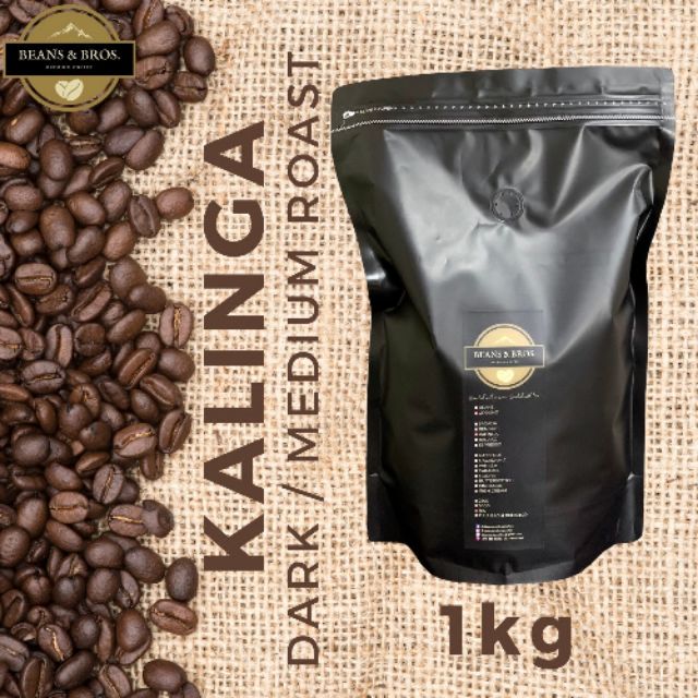 Robusta coffee (Kalinga) 1kg . Dark or Medium roast Ground or Whole beans Shopee Philippines