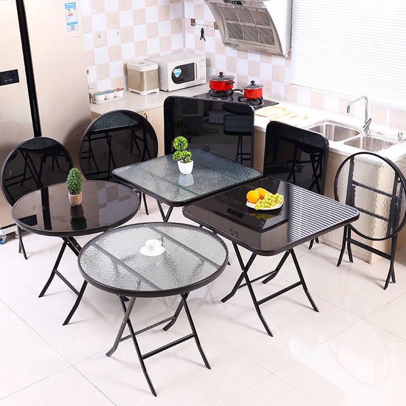 Small Outdoor Folding Glass Table: A Perfect Combination of Style and ...