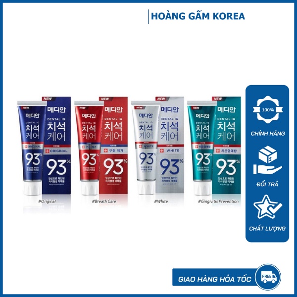 Korean toothpaste 93% median - national product in Korea | Shopee ...