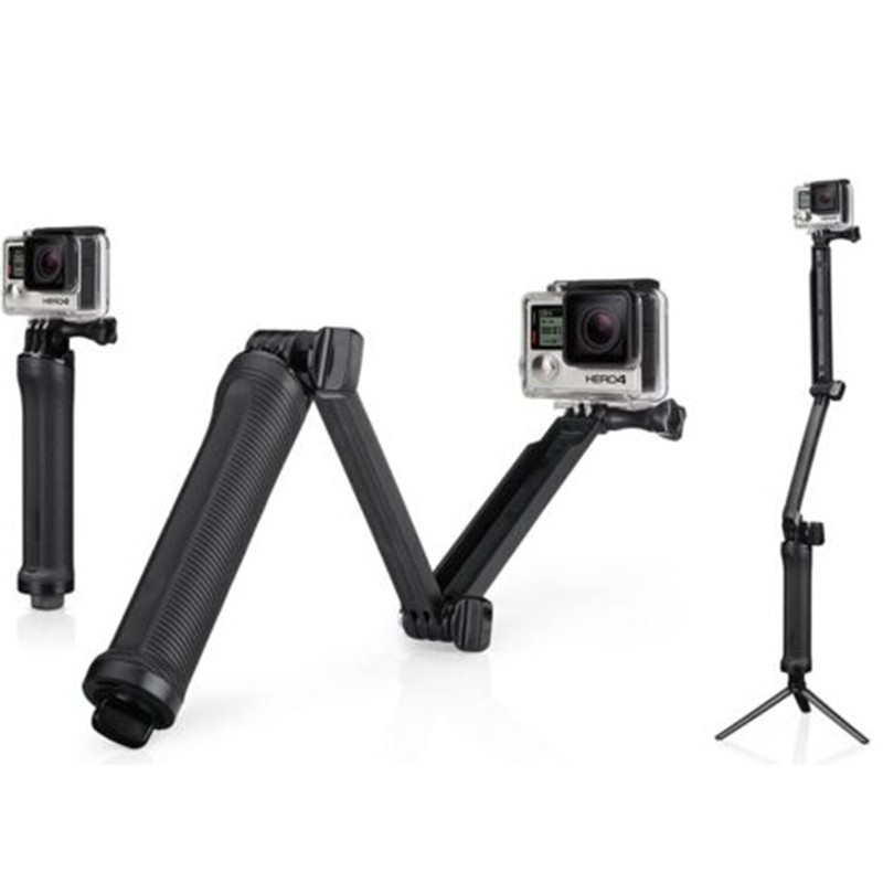 GoPro 3 Way Monopod Arm Mount Adjustable stand Bracket Handheld Grip ...