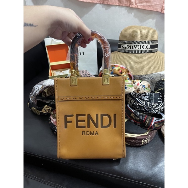 Fendi mini sling online bag