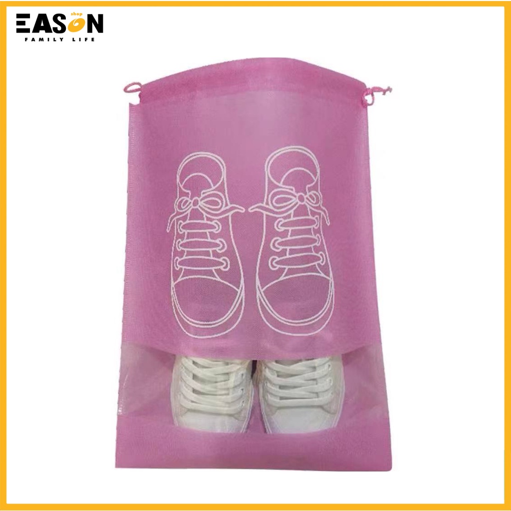 Waterproof Shoes Bag Travel Drawstring Non Woven Travel Bag for Shoes