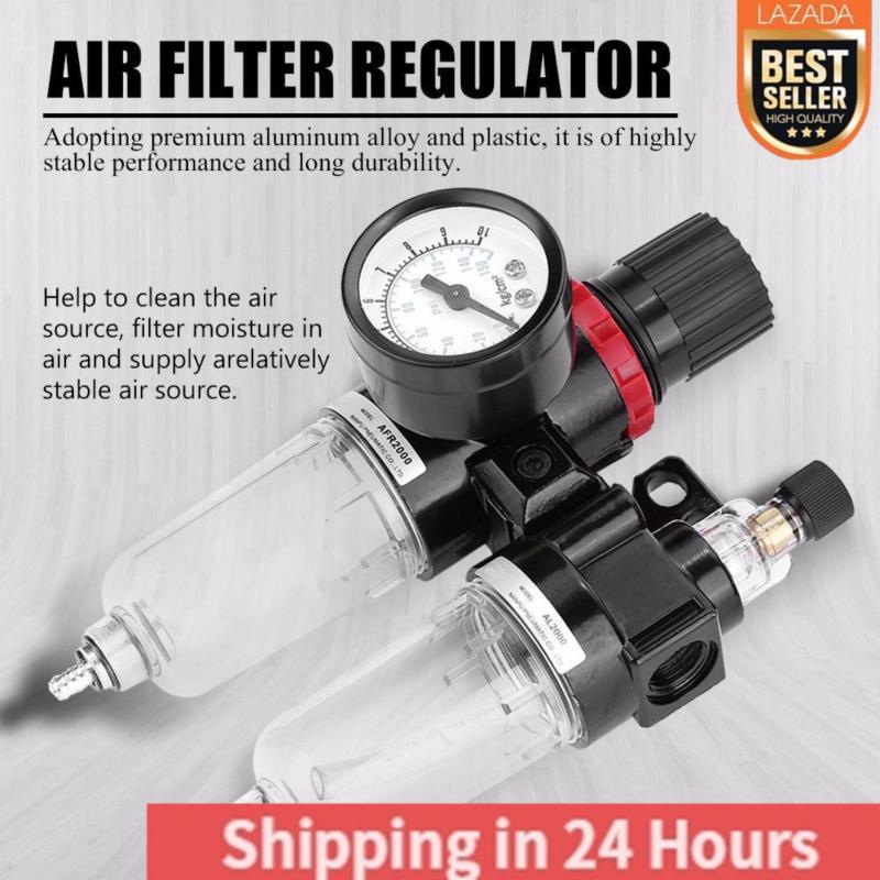 Buy Air Filter Regulator Moisture Trap Compressor, 1/4" Joint Pipe Bore Oil Water Separator Trap Air Compressor Filter Airbrush Compressor For Air Compressors Pneumatic Tools Gas Connection Devices