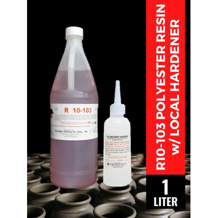 ARTHUB - Polymer R10-103 Pre-Mixed Polyester Resin 1 Kg. 4 Kgs. With ...