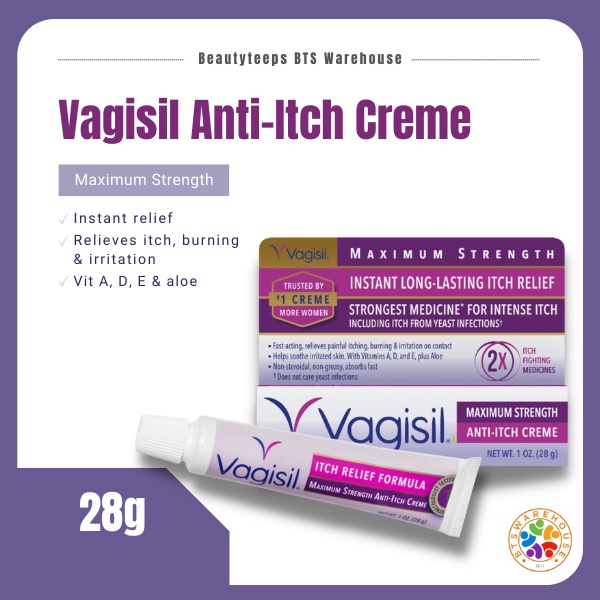 Vagisil Anti Itch Creme Maximum Strength 28g 1oz Shopee Philippines