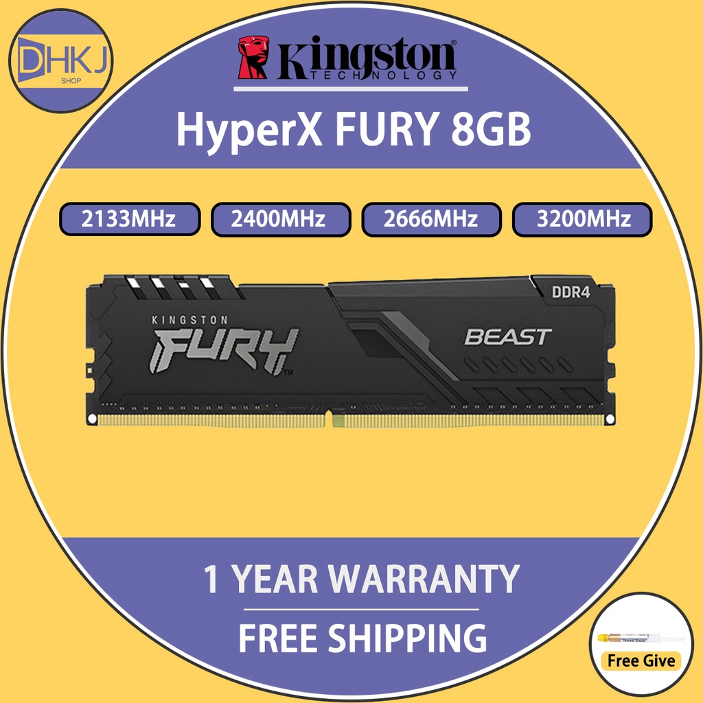 Hyperx fury best sale 8gb 2133mhz