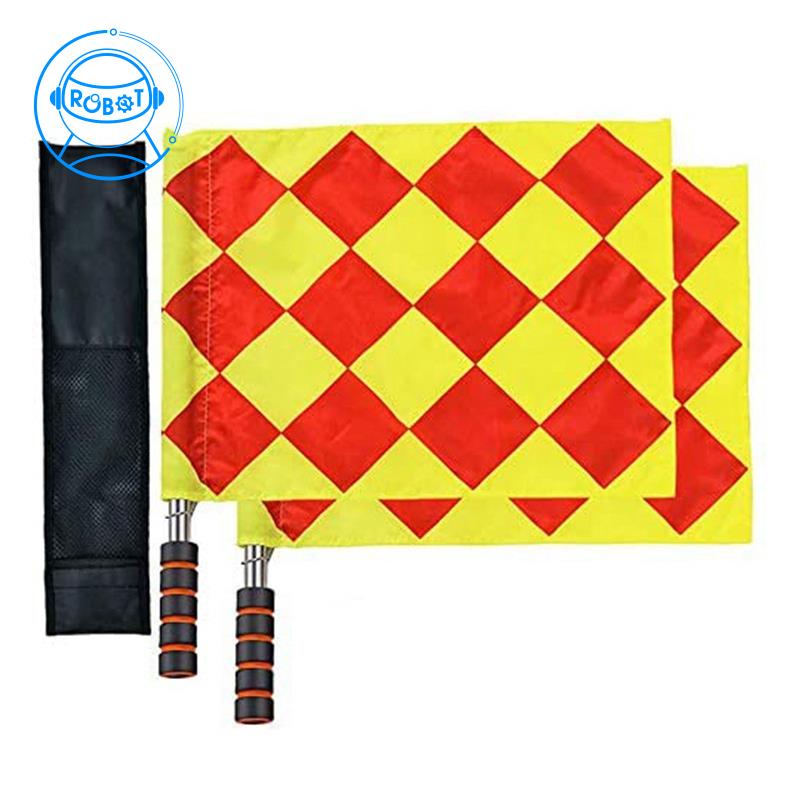 Football Soccer Referee Flags Football Judge Linesman Sideline Fair