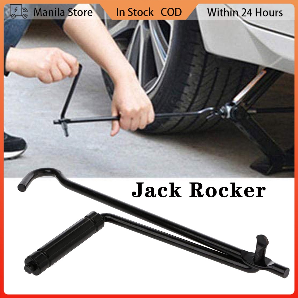 Foldable Car Jack Rocker Handle Scissor Jack Crank Handle For Tire