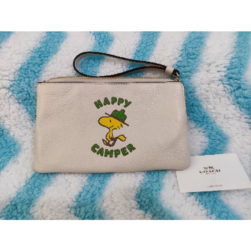 Coach best sale peanuts wristlet