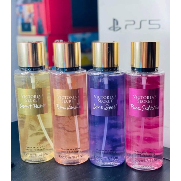 Victoria's Secret Collection Mist/Lotion (Coconut passion, Bare vanilla,  Love spell, Pure seduction)