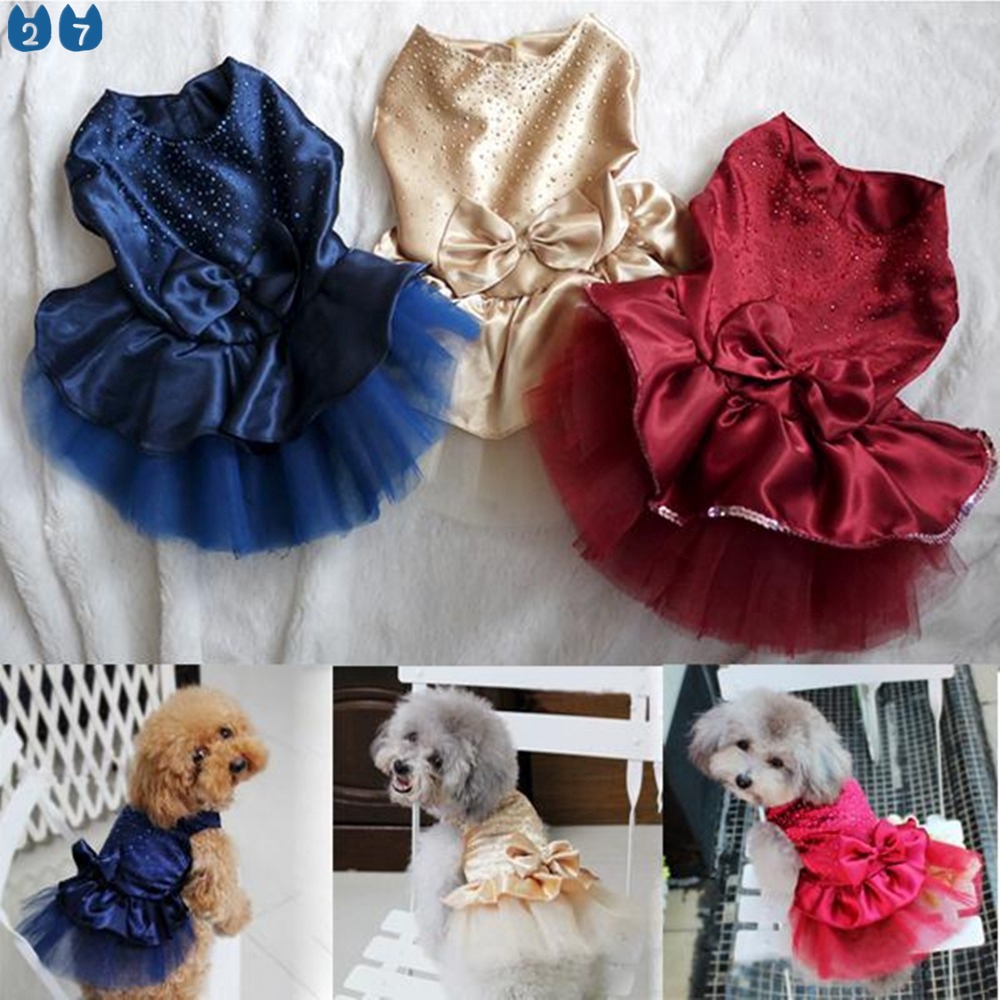 Summer Dog Dress Pet Dog Clothes for Small Dog Wedding Dress Skirt Puppy Clothing Spring Fashion Jean Pet Clothes XS XXL Shopee Philippines