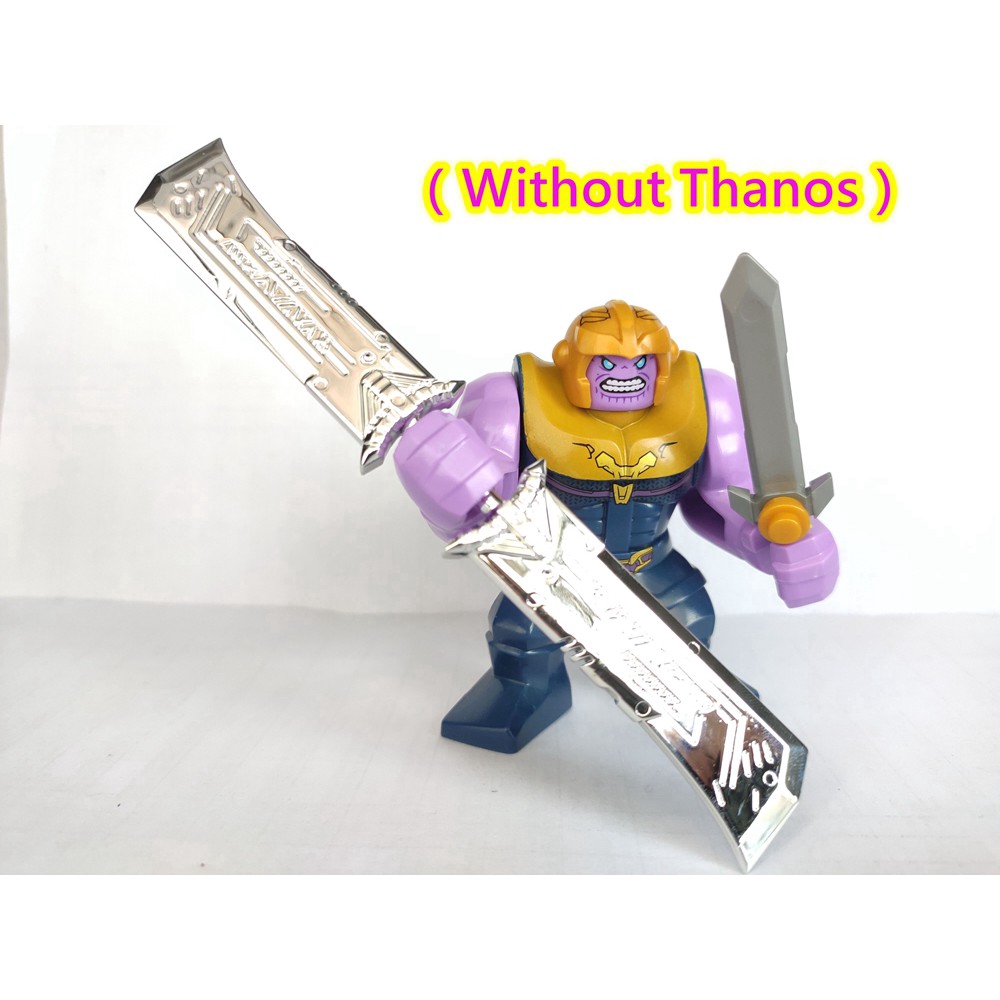 Compatible With Minifigures Thanos Double Edged Sword Iron Man Avengers Building Blocks Toy Shopee Philippines