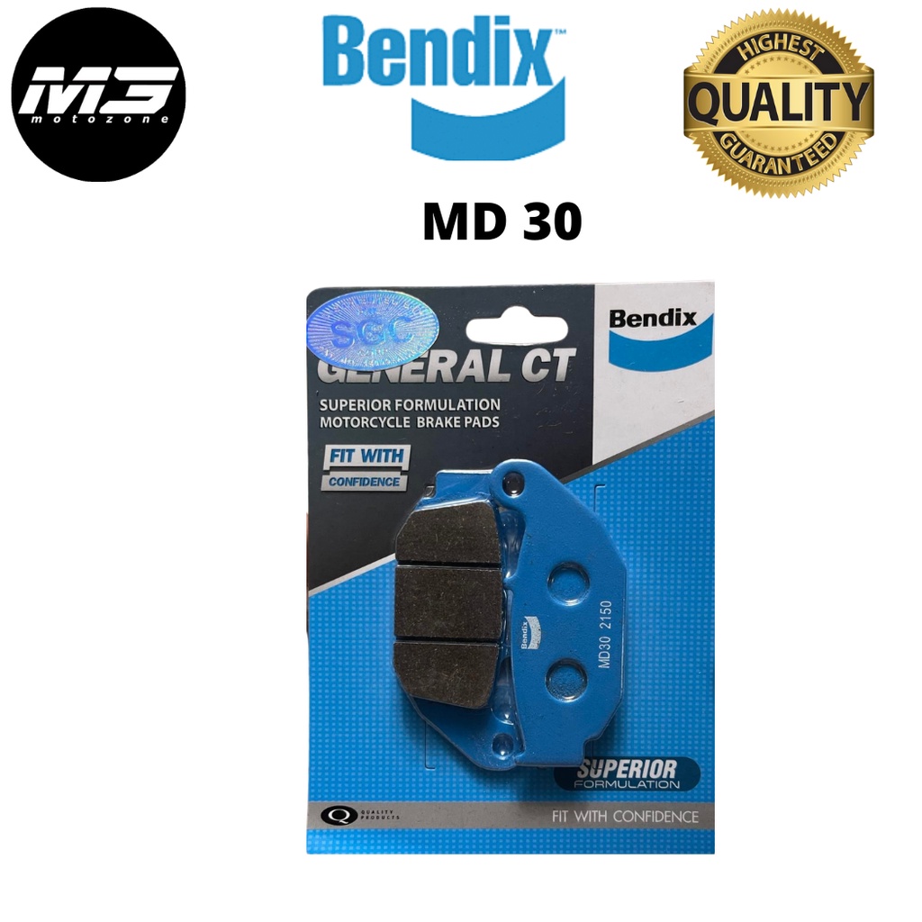 BENDIX BRAKE PAD MD30 FOR RS150 (Rear), CBR150 (Rear) | Shopee Philippines