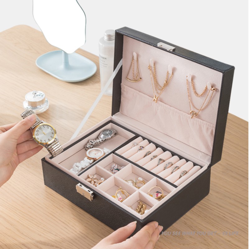 Jewelry box shop with watch storage