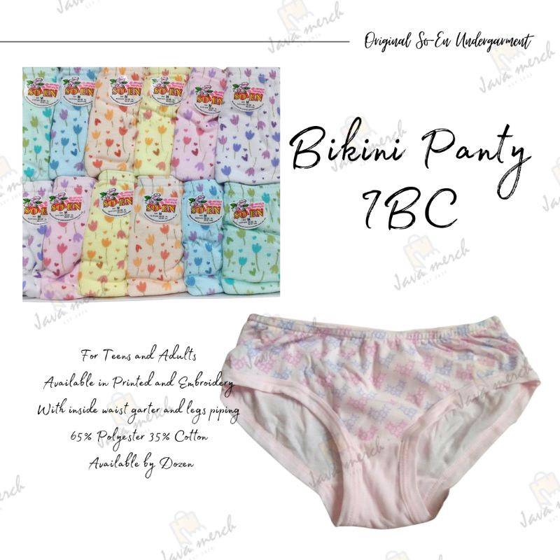 Original Soen Panty Bikini Cotton for Teens and Adults (IBC