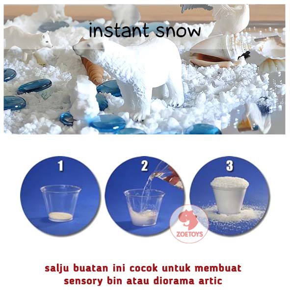 Zoetoys Instant Snow | Artificial Instant Snow Powder Magic Artificial ...