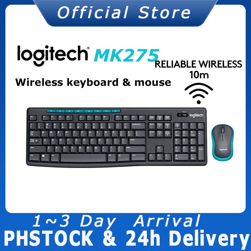 Logitech MK275 / MK315 Wireless Keyboard 1000 DPI Optical Ergonomic