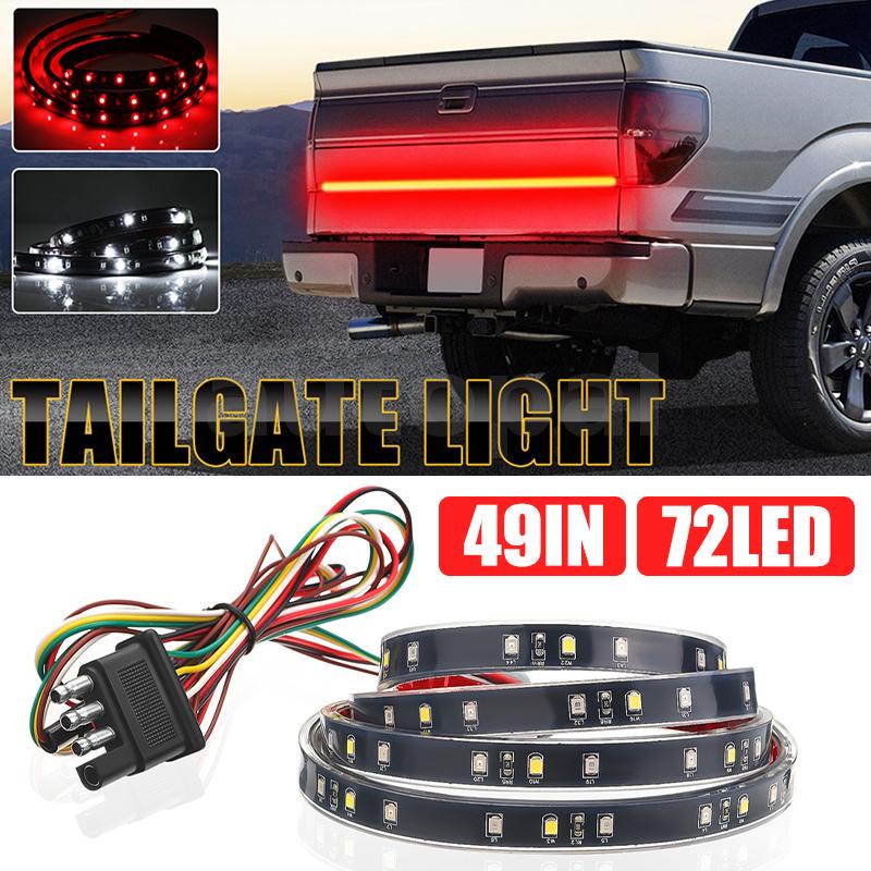 Truck Tailgate Side Bed Light Strip Bar LED Waterproof Turn Signal