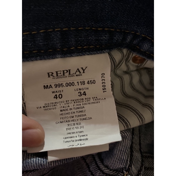 Replay jeans #price: 1550 #Size : - The Brand Shopee