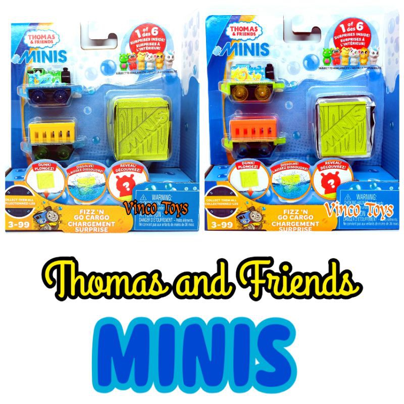 Thomas & Friends MINIS - Vagone Cargo Fizz 'n Go Con Sorpresa Dissolvente