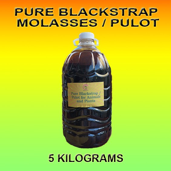 5 kg Pure Organic Blackstrap Molasses/Pulot for Animals and Plants