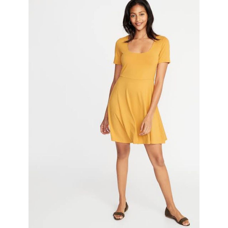 spring flare dresses Sunflower Bloom Backless Ruffle Mini Dress – Wearlina main image 0