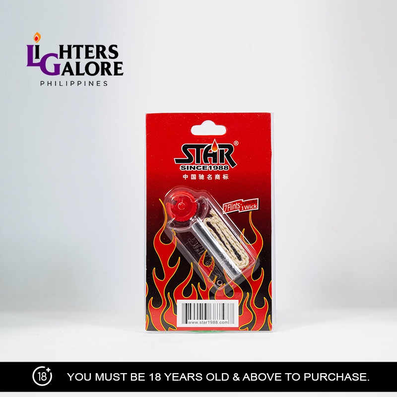 Lighters Galore Star (7 Flints And 1 Wick) Shopee Philippines