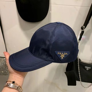 Prada baseball cap tide brand PR to triangle sunscreen sun hat four seasons  all-match men and women shade baseball hat | Shopee Philippines