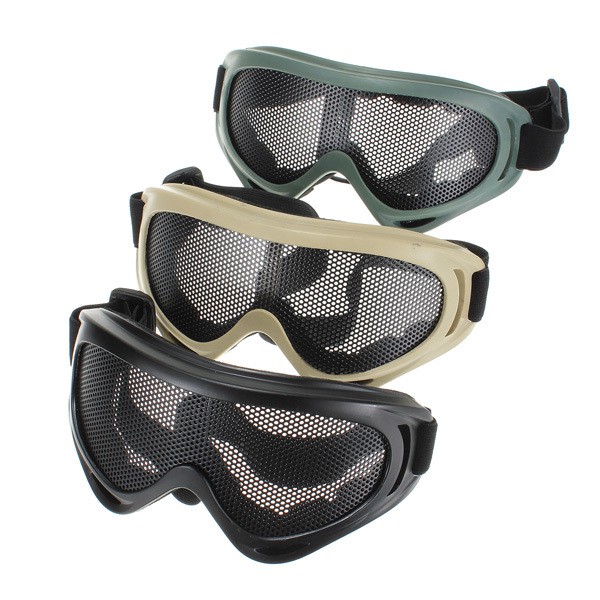 Outdoor tactical sports equipment mesh anti-seismic protective metal ...