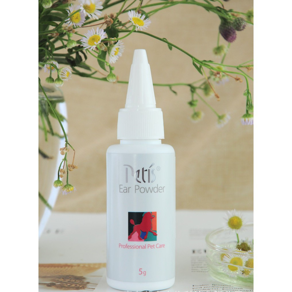 Petis ear hair removal powder for dogs and cats, helps relieve pain