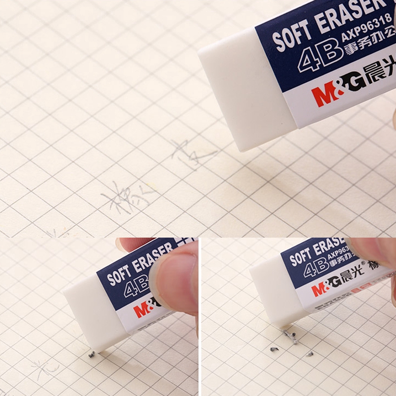 M&G Stationery Office Eraser 4B Without Trace Drawing Child Student ...