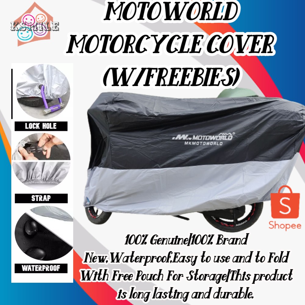 (W/FREEBIES)SUZUKI SMASH 115 FI Motoworld Motor cover| Waterproof and ...