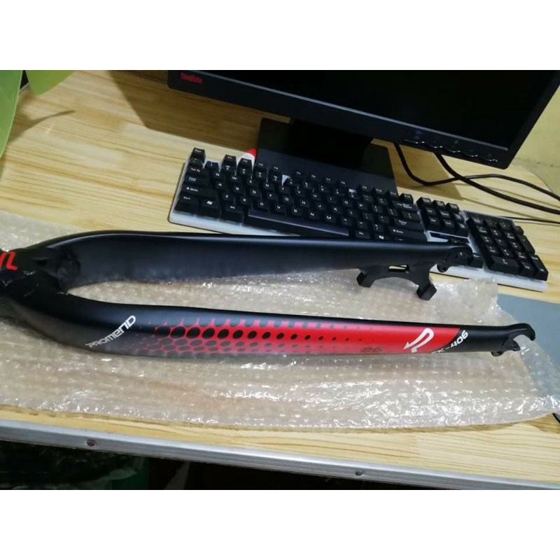 legit 26er & 27.5 mtb alloy alluminum rigid bicycle front fork promend