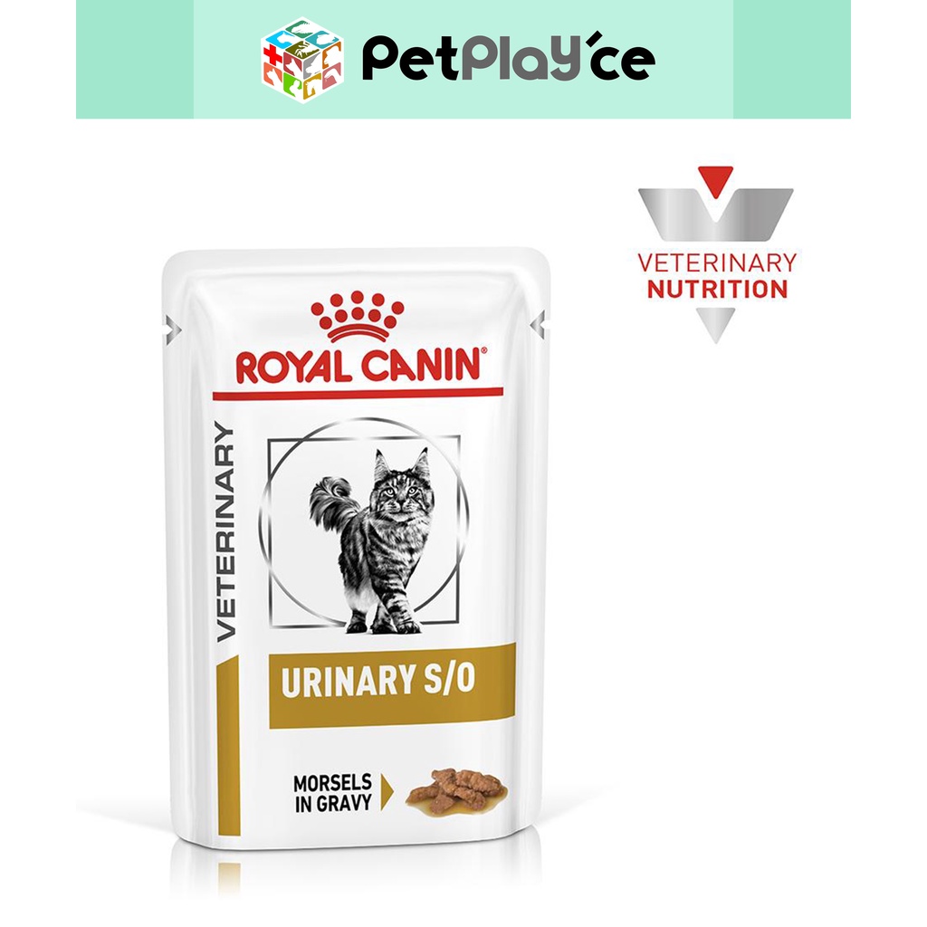 Royal Canin Veterinary Urinary S/O Morsels in Gravy patée chat