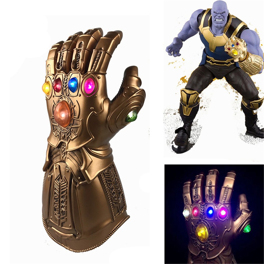 Avengers 3 Infinity War Infinity Gauntlet LED Light Thanos Gloves ...