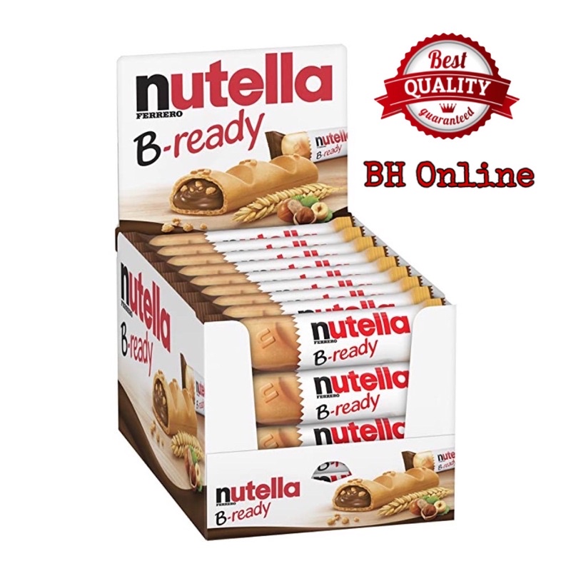 HALAL Nutella Ferrero Bready 22g x 1 Piece ( Exp 2024 ) Shopee
