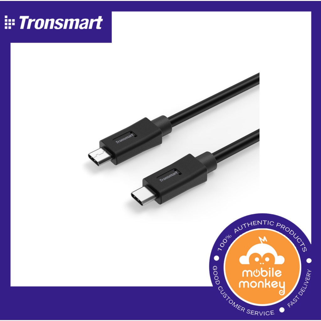 Tronsmart CC07 USB Type C to Type C Male ( 6 Feet – 1 Pack ) | Shopee ...